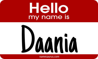 Hello my name is Daania png download