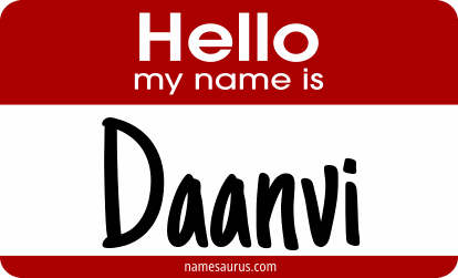 Hello my name is Daanvi png download