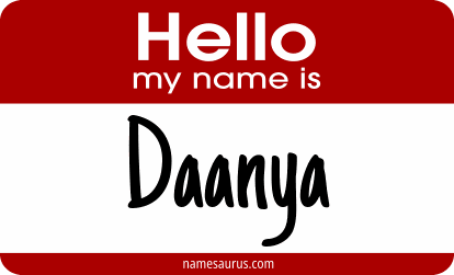 Hello my name is Daanya png download