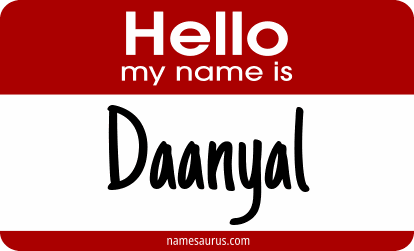 Hello my name is Daanyal png download