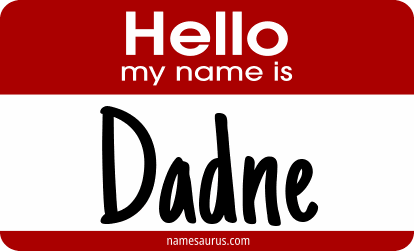 Hello my name is Dadne png download