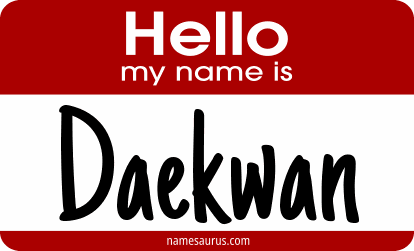 Hello my name is Daekwan png download