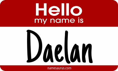 Hello my name is Daelan png download