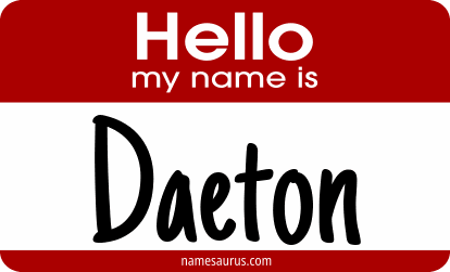Hello my name is Daeton png download