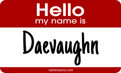 Hello my name is Daevaughn png download