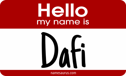 Hello my name is Dafi png download