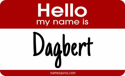 Hello my name is Dagbert png download