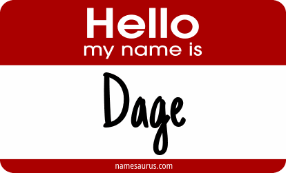 Hello my name is Dage png download