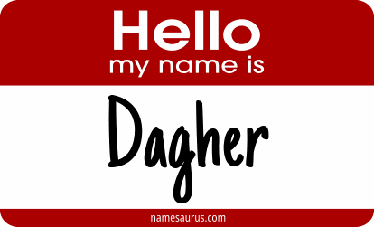 Hello my name is Dagher png download