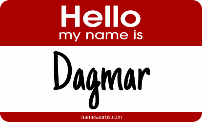 Hello my name is Dagmar png download