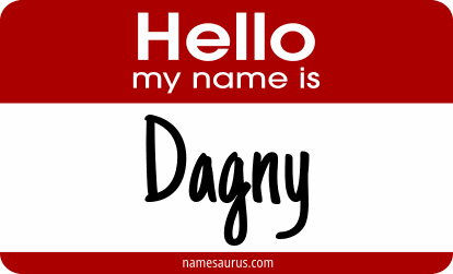 Hello my name is Dagny png download