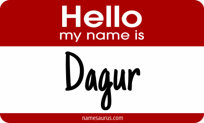 Hello my name is Dagur png download