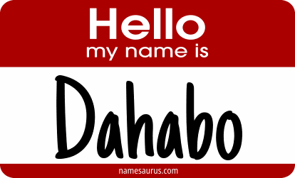 Hello my name is Dahabo png download