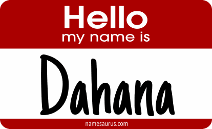 Hello my name is Dahana png download