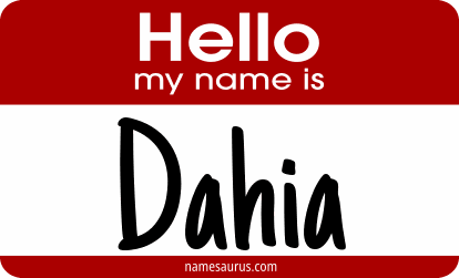Hello my name is Dahia png download