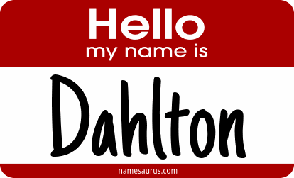 Hello my name is Dahlton png download