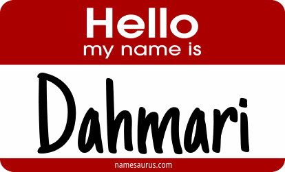Hello my name is Dahmari png download