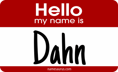 Hello my name is Dahn png download
