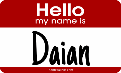 Hello my name is Daian png download