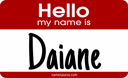 Hello my name is Daiane png download