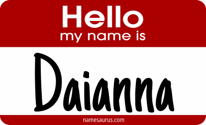 Hello my name is Daianna png download