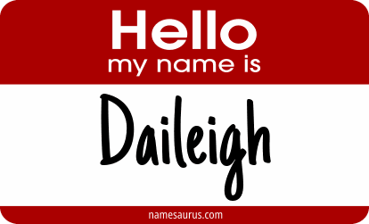 Hello my name is Daileigh png download