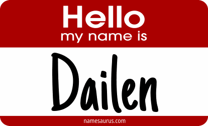 Hello my name is Dailen png download