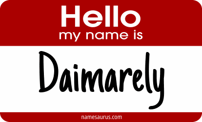 Hello my name is Daimarely png download