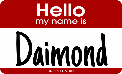 Hello my name is Daimond png download