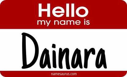 Hello my name is Dainara png download