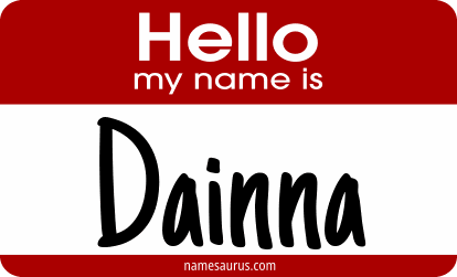 Hello my name is Dainna png download