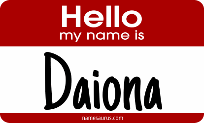 Hello my name is Daiona png download