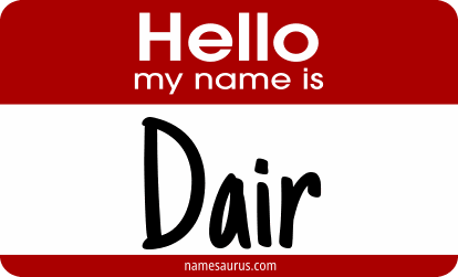 Hello my name is Dair png download