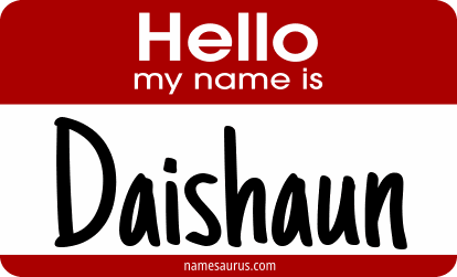 Hello my name is Daishaun png download