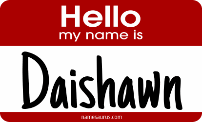 Hello my name is Daishawn png download