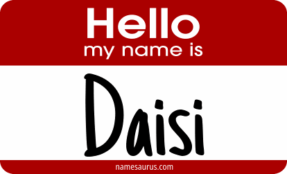 Hello my name is Daisi png download