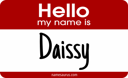 Hello my name is Daissy png download