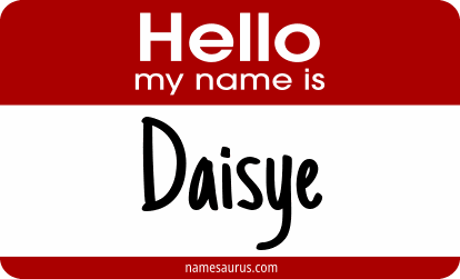 Hello my name is Daisye png download