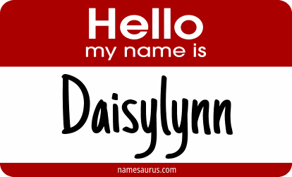 Hello my name is Daisylynn png download
