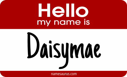 Hello my name is Daisymae png download