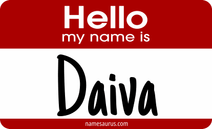 Hello my name is Daiva png download
