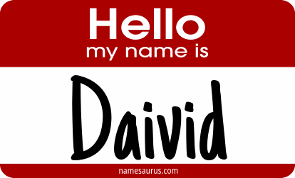 Hello my name is Daivid png download