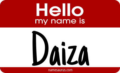 Hello my name is Daiza png download