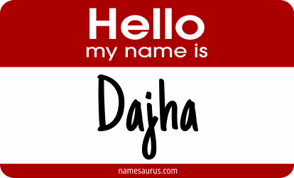 Hello my name is Dajha png download