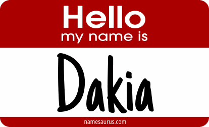 Hello my name is Dakia png download
