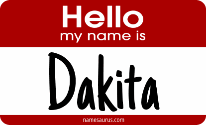 Hello my name is Dakita png download