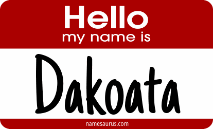 Hello my name is Dakoata png download