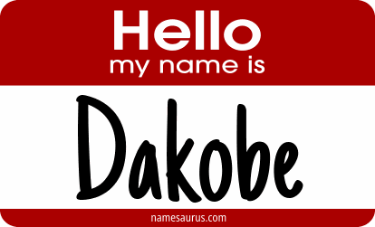 Hello my name is Dakobe png download