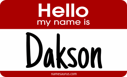 Hello my name is Dakson png download