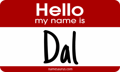 Hello my name is Dal png download